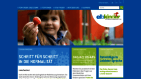 What Elbkinder-kitas.de website looked like in 2020 (4 years ago)