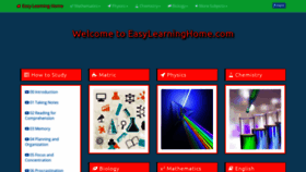 What Easylearninghome.com website looked like in 2020 (3 years ago)