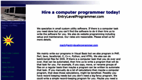 What Entrylevelprogrammer.com website looked like in 2020 (3 years ago)