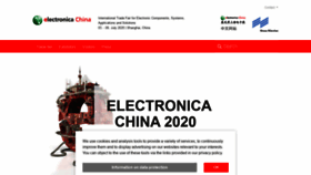 What Electronica-china.com website looked like in 2020 (4 years ago)