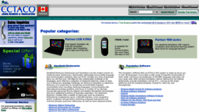 What Ectaco.ca website looked like in 2020 (3 years ago)