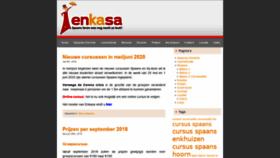 What Enkasa.nl website looked like in 2020 (3 years ago)
