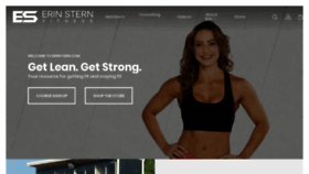 What Erinstern.com website looked like in 2020 (3 years ago)