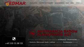 What Edmar-kasacja.pl website looked like in 2020 (3 years ago)