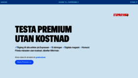 What Expressen.se website looked like in 2020 (3 years ago)