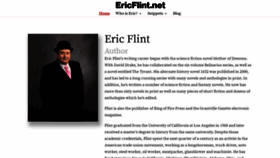 What Ericflint.net website looked like in 2020 (3 years ago)