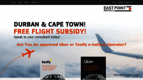 What Eastpointrentals.co.za website looked like in 2020 (4 years ago)
