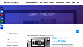 What Essencomp.com website looked like in 2020 (3 years ago)