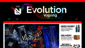 What Evolutionvaping.co.uk website looked like in 2020 (3 years ago)