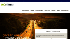 What Ekosistem.com.tr website looked like in 2020 (3 years ago)