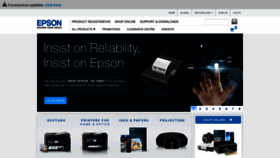 What Epson.co.nz website looked like in 2020 (3 years ago)
