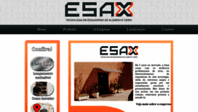 What Esax.com.br website looked like in 2020 (3 years ago)
