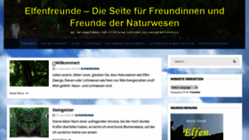 What Elfenfreunde.de website looked like in 2020 (4 years ago)