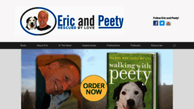 What Ericandpeety.com website looked like in 2020 (4 years ago)
