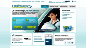What E-covoiturage.ch website looked like in 2020 (3 years ago)