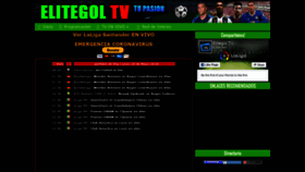 What Elitegoltv.online website looked like in 2020 (3 years ago)