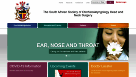 What Entsociety.co.za website looked like in 2020 (3 years ago)