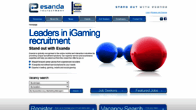What Esandarecruitment.com website looked like in 2020 (4 years ago)