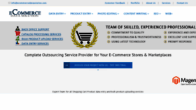 What Ecommercedatasolution.com website looked like in 2020 (3 years ago)