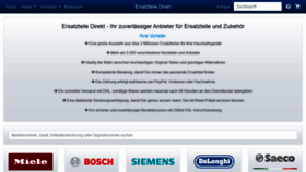 What Ersatzteile-direkt-online.de website looked like in 2020 (3 years ago)