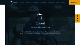 What Equest.org website looked like in 2020 (3 years ago)