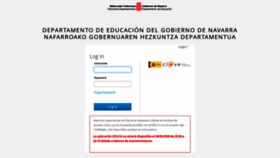 What Educa.navarra.es website looked like in 2020 (3 years ago)