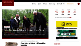 What Ehutnik.cz website looked like in 2020 (3 years ago)