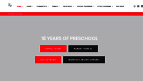 What Excitegym.com website looked like in 2020 (3 years ago)