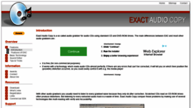 What Exactaudiocopy.org website looked like in 2020 (3 years ago)