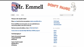 What Emmell.org website looked like in 2020 (3 years ago)