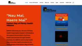 What Ebpha.org.nz website looked like in 2020 (5 years ago)