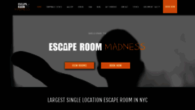 What Escaperoommadness.com website looked like in 2020 (3 years ago)