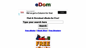 What Edom.co.uk website looked like in 2020 (3 years ago)