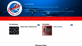 What Eurotubo.pt website looked like in 2020 (3 years ago)
