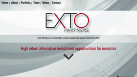 What Extopartners.com website looked like in 2020 (3 years ago)