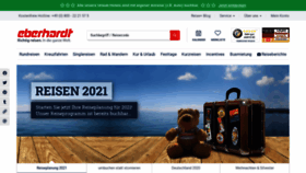 What Eberhardt-travel.de website looked like in 2020 (5 years ago)