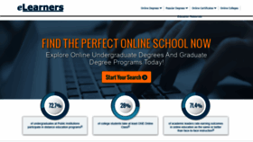What Elearners.com website looked like in 2020 (3 years ago)