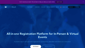 What Eventzilla.net website looked like in 2020 (3 years ago)