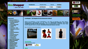 What Ecoshopper.de website looked like in 2020 (3 years ago)