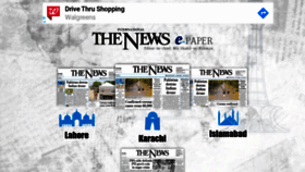 What E.thenews.com.pk website looked like in 2020 (3 years ago)