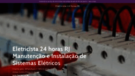 What Eletricista24horas.com website looked like in 2020 (3 years ago)