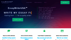 What Essaywriterusa.com website looked like in 2020 (3 years ago)