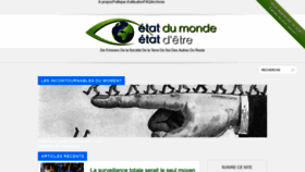 What Etat-du-monde-etat-d-etre.net website looked like in 2020 (3 years ago)