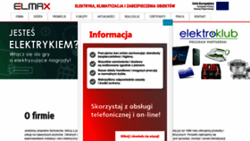 What Elmax-hurt.pl website looked like in 2020 (3 years ago)