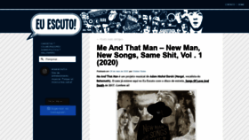 What Euescuto.com.br website looked like in 2020 (3 years ago)