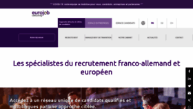 What Eurojob-consulting.com website looked like in 2020 (3 years ago)