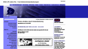 What Egu-motoren.de website looked like in 2020 (3 years ago)