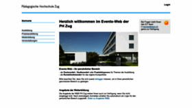 What Evento-web.phzg.ch website looked like in 2020 (3 years ago)