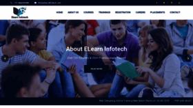 What Elearninfotech.com website looked like in 2020 (3 years ago)