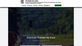 What Eurail.com website looked like in 2020 (3 years ago)